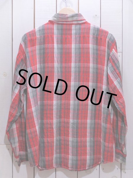 画像2: 1960s〜【Roomy Richard】ヘビーネルシャツ　表記16 1/2(L) (2)