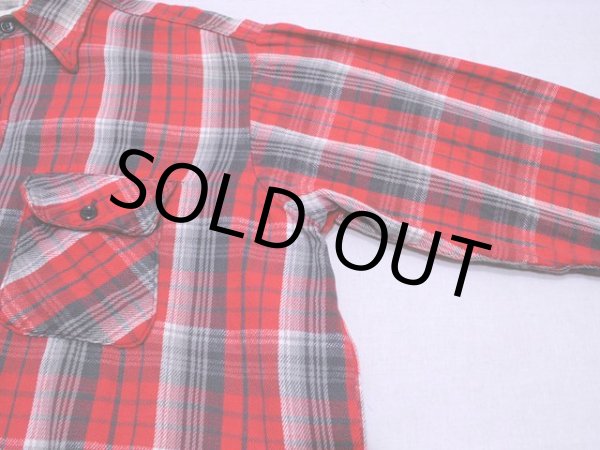 画像5: 1960s〜【Roomy Richard】ヘビーネルシャツ　表記16 1/2(L) (5)