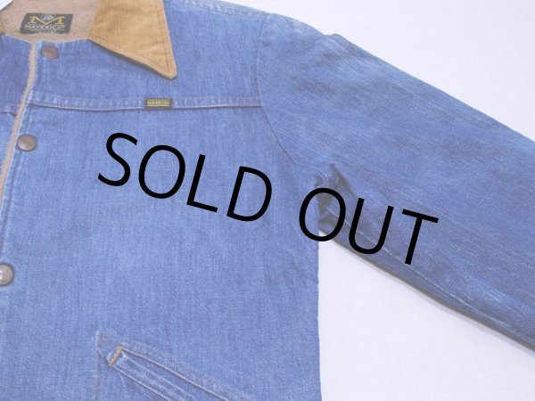 画像7: 1970s【MAVERICK】デニムボアランチジャケット　実寸38 (7)