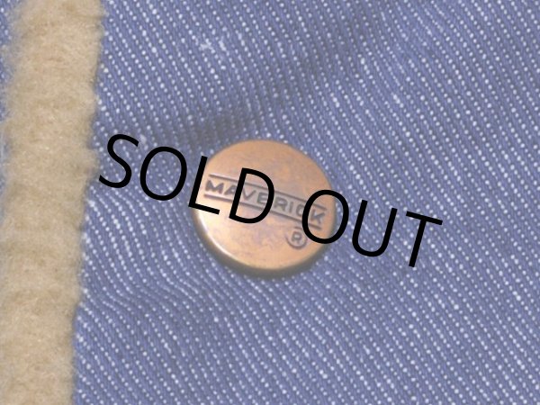 画像6: 1970s【MAVERICK】デニムボアランチジャケット　表記40 (6)