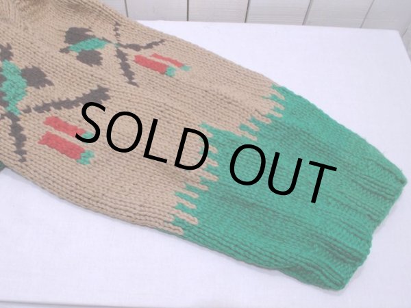 画像6: 1950sハンティング柄カウチンセーター　実寸M (6)