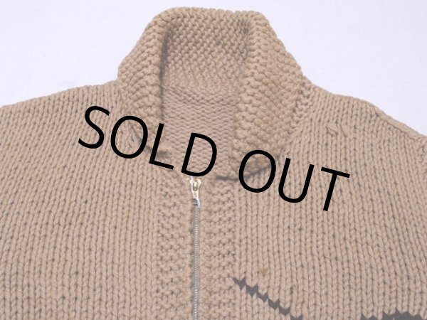 画像3: 1950sハンティング柄カウチンセーター　実寸M (3)