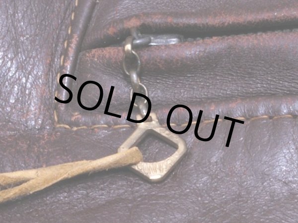 画像6: 1940sレザースポーツジャケット　実寸38-40 (6)