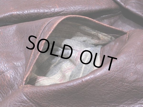 画像11: 1940sレザースポーツジャケット　実寸38-40 (11)