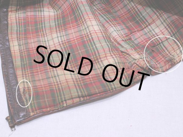 裏地に少々ダメージ。