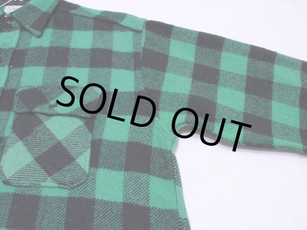 画像5: 1960s【BRENT】マチ付きウールシャツ 実寸L (5)