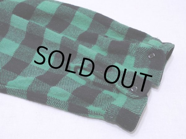 画像6: 1960s【BRENT】マチ付きウールシャツ 実寸L (6)