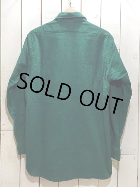 画像2: 1970s【L.L.Bean】シャモアクロスシャツ 表記15 1/2 (2)