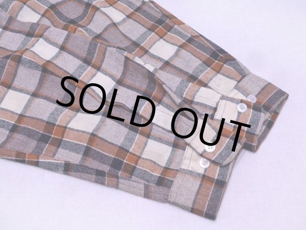 画像6: 1960s【TOWNCRAFT】ウールシャツ 表記L (6)