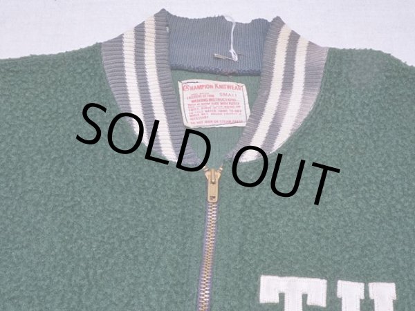 画像5: 1960s【Champion】パイルジャージ タタキタグ 表記S (5)