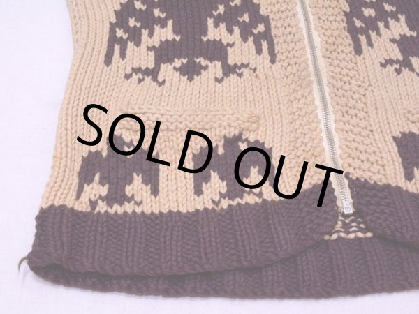 画像8: 1960sサンダーバード柄カウチンセーター　実寸M (8)