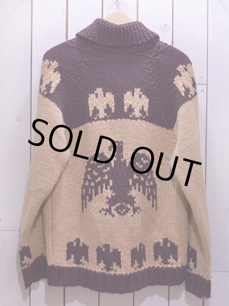 画像2: 1960sサンダーバード柄カウチンセーター　実寸M (2)