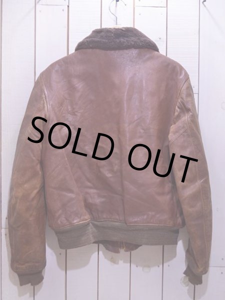 画像3: 1950s【Monarch】ホースハイドレザージャケット　 実寸38-40  (3)