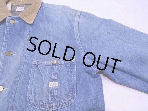 画像5: 1970s【Lee】81-LJ裏付きデニムカバーオール　実寸40 (5)