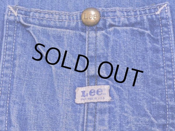 画像6: 1970s【Lee】81-LJ裏付きデニムカバーオール　実寸40 (6)