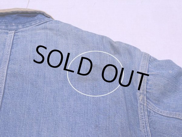 画像15: 1970s【Lee】81-LJ裏付きデニムカバーオール　実寸40 (15)