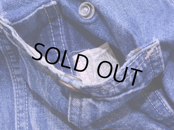 画像7: 1970s【Lee】81-LJ裏付きデニムカバーオール　実寸40 (7)