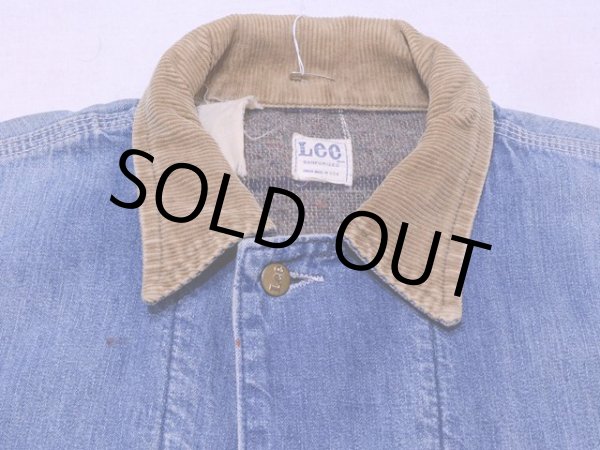 画像4: 1970s【Lee】81-LJ裏付きデニムカバーオール　実寸40 (4)