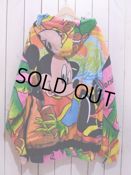 画像2: ミッキーパイルパーカー　実寸XL (2)