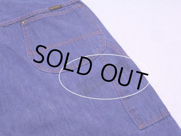 画像8: 1960s【DEECEE】デニムペインターパンツ　実寸w32 (8)