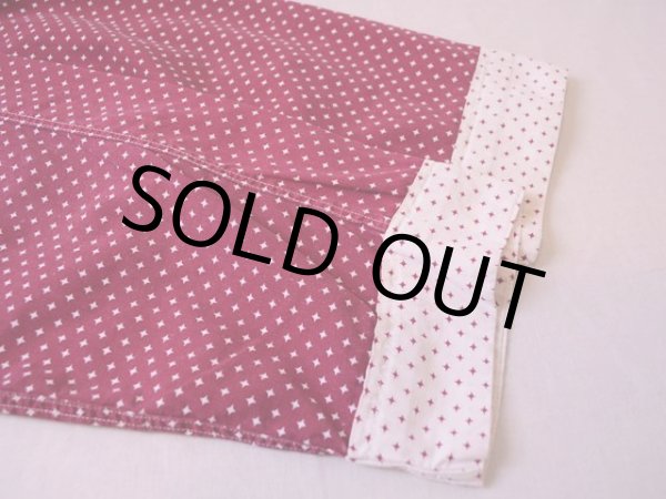 画像6: 1950s【Glover】ツートン総柄パジャマシャツ 表記D 45-48  (6)