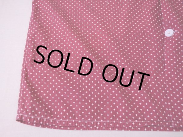 画像7: 1950s【Glover】ツートン総柄パジャマシャツ 表記D 45-48  (7)