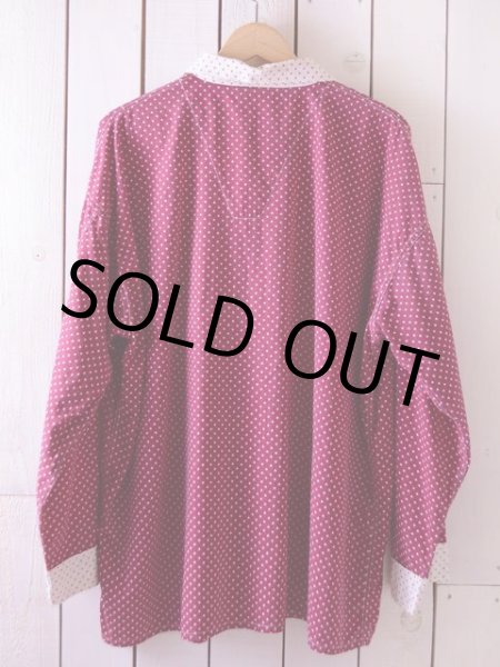 画像2: 1950s【Glover】ツートン総柄パジャマシャツ 表記D 45-48  (2)