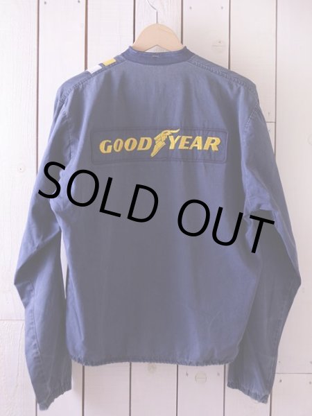 画像2: 1960s GOOD YEARコットンレーシングジャケット 実寸ML  (2)