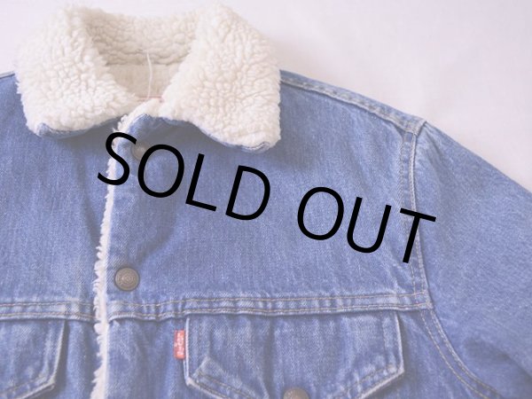 画像4: 1970s【Levi's】デニムボアジャケット 表記34  (4)