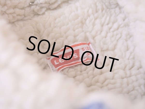 画像3: 1970s【Levi's】デニムボアジャケット 表記34  (3)