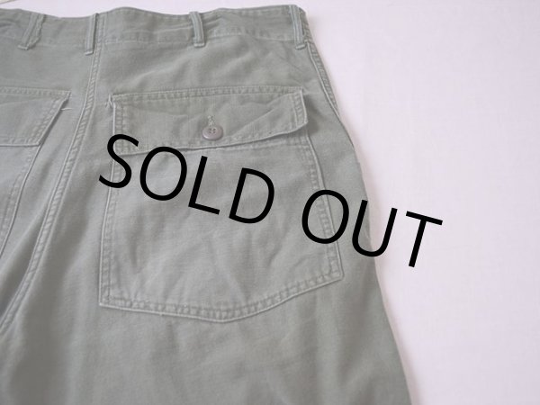 画像7: 1960s【US.ARMY】コットンベイカーパンツ 表記W34  (7)