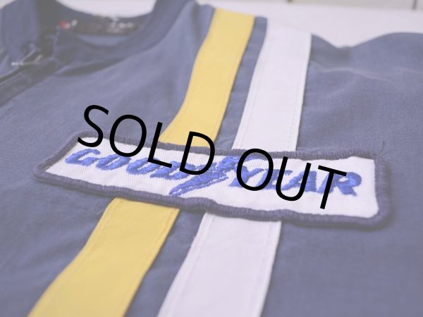 画像5: 1960s GOOD YEARコットンレーシングジャケット 実寸ML  (5)