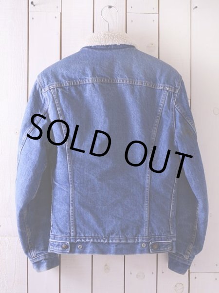 画像2: 1970s【Levi's】デニムボアジャケット 表記34  (2)