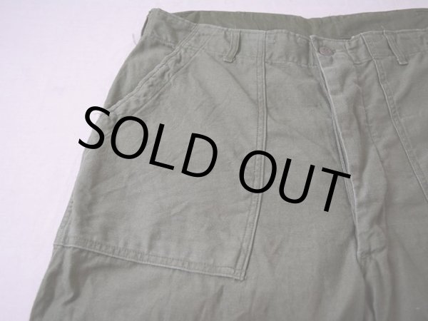 画像6: 1960s【US.ARMY】コットンベイカーパンツ 表記W34  (6)