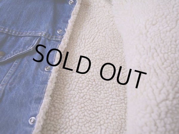 画像10: 1970s【Levi's】デニムボアジャケット 表記34  (10)