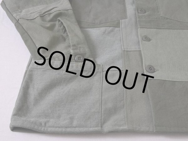 画像6: RE-MAKEファティーグシャツJKT　 実寸SM  (6)