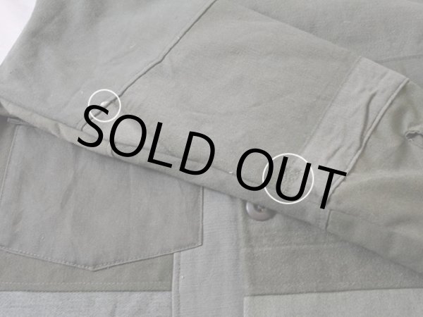 画像10: RE-MAKEファティーグシャツJKT　 実寸SM  (10)