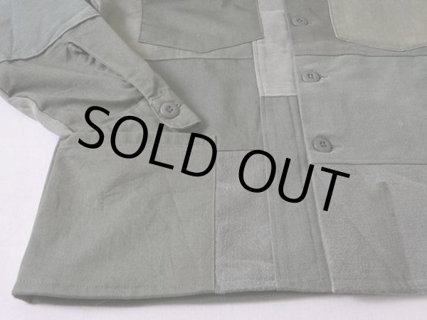 画像6: RE-MAKEファティーグシャツJKT　 実寸SM  (6)