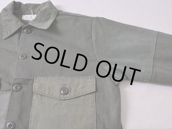 画像4: RE-MAKEファティーグシャツJKT　 実寸SM  (4)