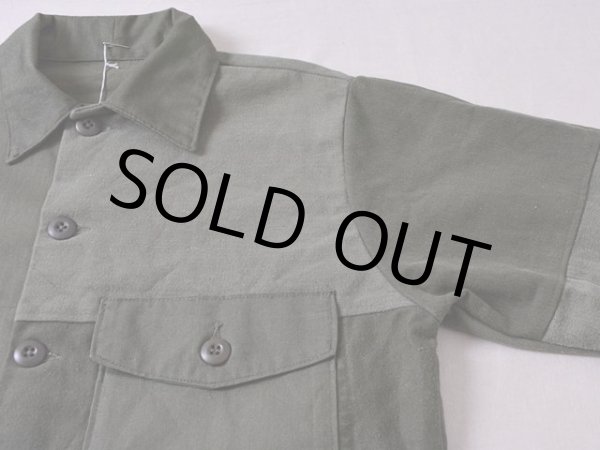 画像4: RE-MAKEファティーグシャツJKT　 実寸SM  (4)