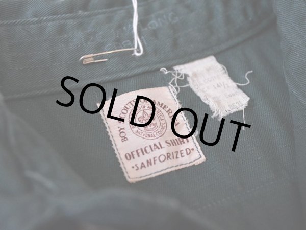 画像3: 1960s BOY SCOUTSシャツ　 表記S 14 1/2  (3)