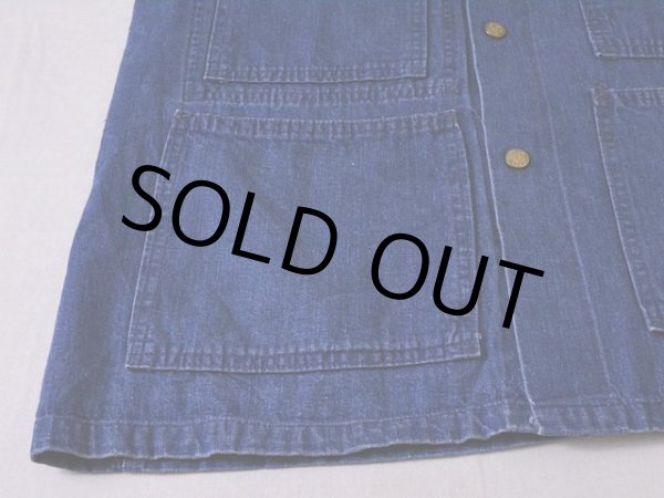 画像6: 1960s【CARTER'S】デニムカバーオール　 実寸ML  (6)