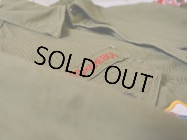 画像10: 1960s BOY SCOUTSシャツ　 表記S 14  (10)