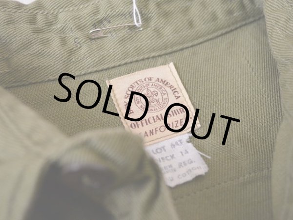 画像3: 1960s BOY SCOUTSシャツ　 表記S 14  (3)