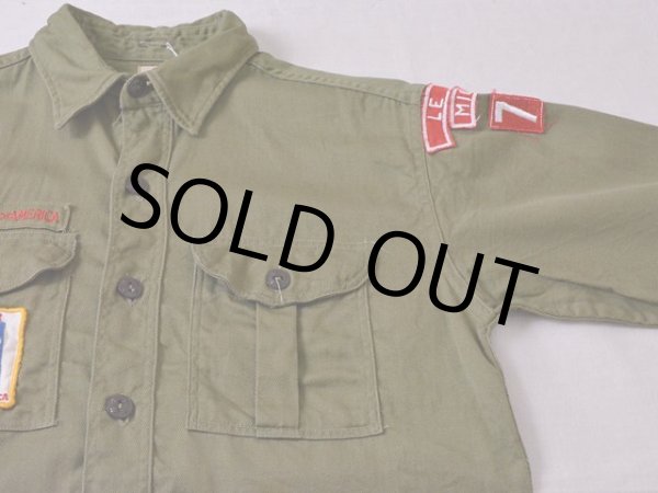 画像4: 1960s BOY SCOUTSシャツ　 表記S 14  (4)