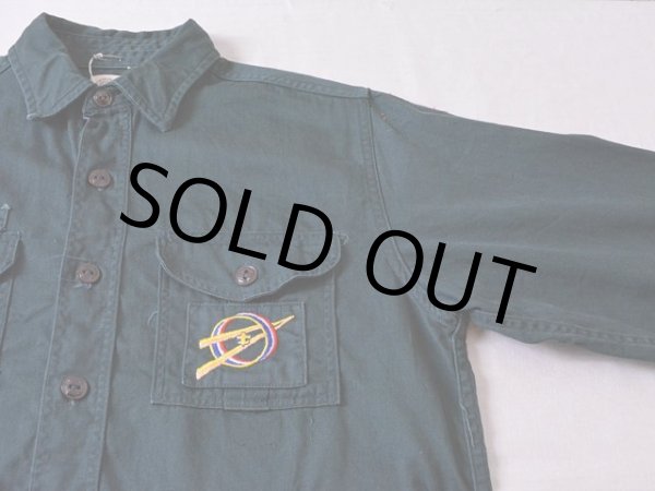 画像4: 1960s BOY SCOUTSシャツ　 表記S 14 1/2  (4)