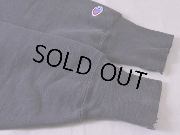 画像7: 1990s【Champion】リバースウィーブスウェット ブラック 目付き  表記L  (7)