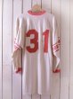 画像2: 1960s【HANESPORT】ナンバリングフットボールTシャツ 雰囲気系　 表記L  (2)