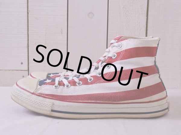 画像3: 1990s US製【CONVERSE】ALL STAR Hi 星条旗　 表記10 1/2  (3)