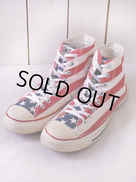 1990s US製【CONVERSE】ALL STAR Hi 星条旗 表記10 1/2 - 古着屋